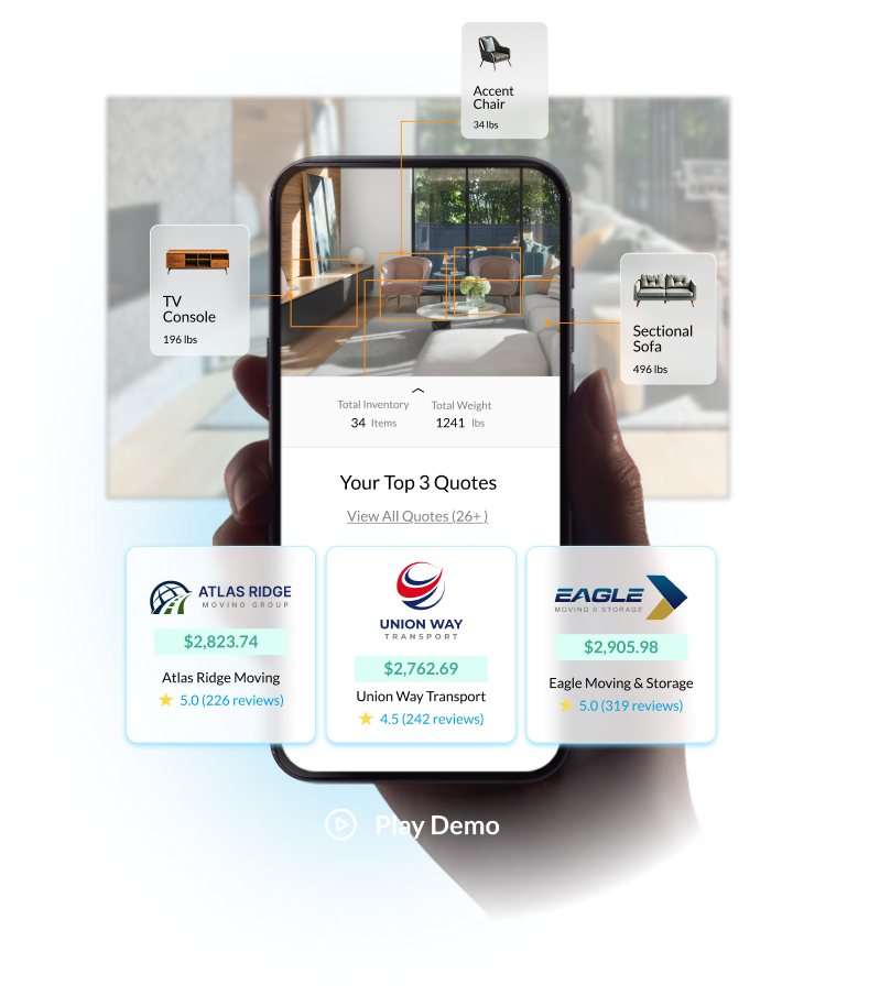 Agoyu AI mover search engine showing accurate moving quotes from qualified movers