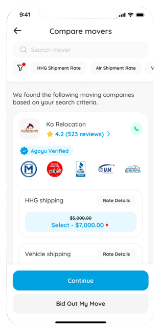 Compare quality movers to get an accurate moving quote