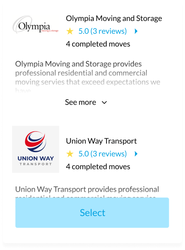 Agoyu helps you compare moving quotes, mover reviews, and qualified moving companies